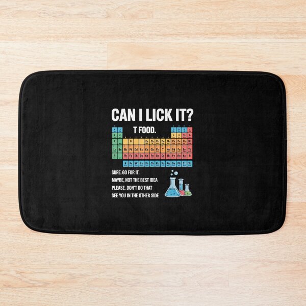 Item preview, Can I Lick It Periodic Table Chart Science Teacher Cool  designed and sold by MicanCuteStore.