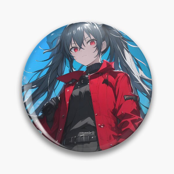 Item preview, Akame Akame Ga Kill Twin Tails Red Coat Girl Modern City Anime designed and sold by HumbertoValveno.