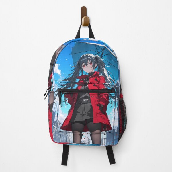 Item preview, Akame Akame Ga Kill Twin Tails Red Coat Girl Modern City Anime designed and sold by HumbertoValveno.