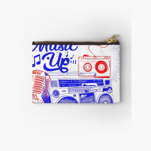 Item preview, Turn Your Music Up: Retro Boombox & Cassette Tape Design designed and sold by Akarshani  Rumeshika.