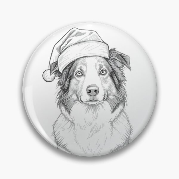 Item preview, Christmas Border Collie  designed and sold by WildWestlens.