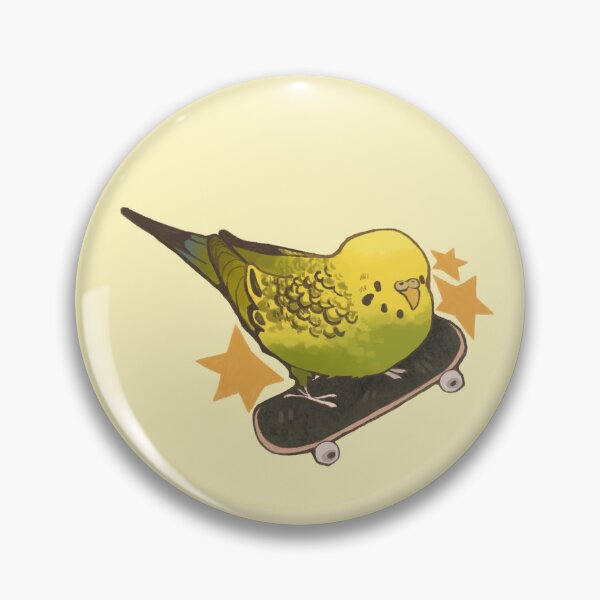 Item preview, Skating Budgie designed and sold by artbaricoque.