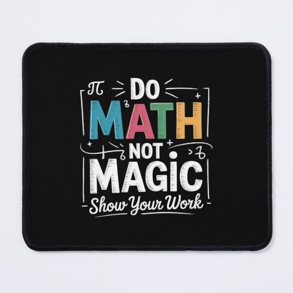 Item preview, Do Math Not Magic Math Teacher Back to School Men Women designed and sold by lilLilaBatArt.