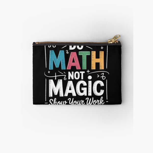 Item preview, Do Math Not Magic Math Teacher Back to School Men Women designed and sold by lilLilaBatArt.