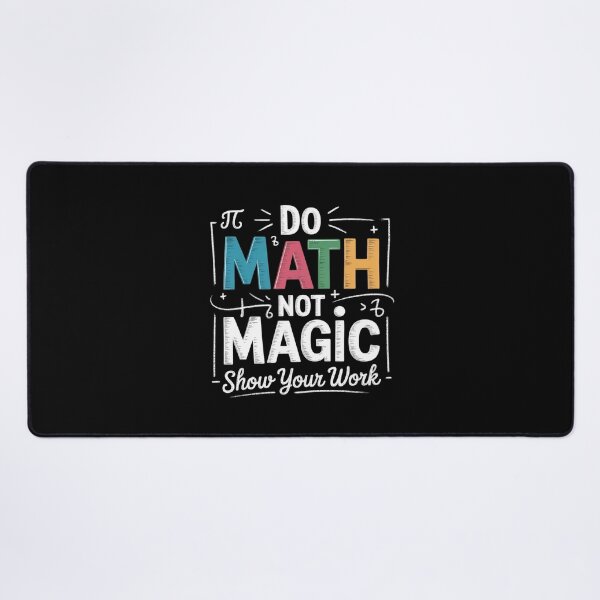 Item preview, Do Math Not Magic Math Teacher Back to School Men Women designed and sold by lilLilaBatArt.