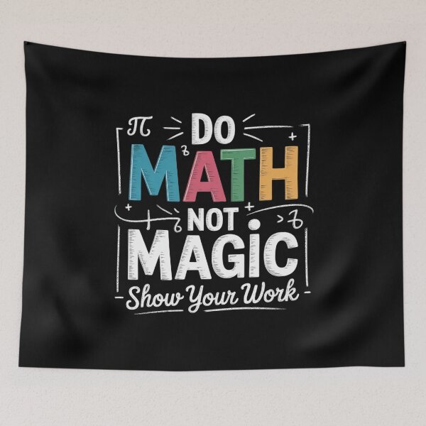 Item preview, Do Math Not Magic Math Teacher Back to School Men Women designed and sold by lilLilaBatArt.