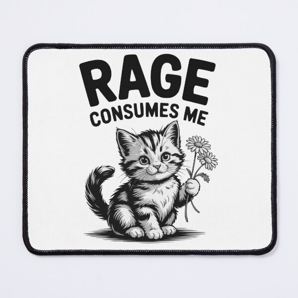 Item preview, Rage consumes me - Kitty designed and sold by Lichtisign.