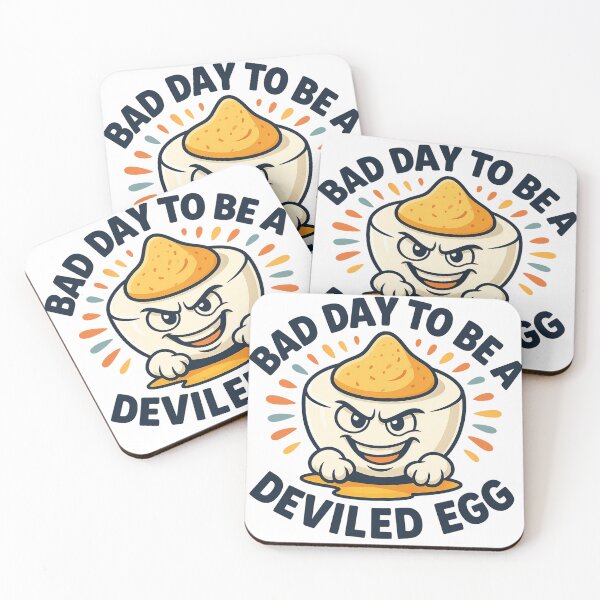 Item preview, Funny Deviled Egg Pun Humor Foodie Joke Design designed and sold by NeboulaHamra.