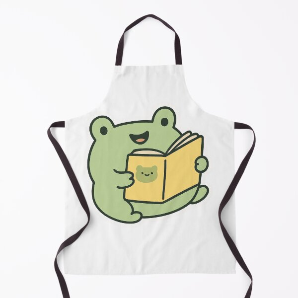 Item preview, Smiling Frog Reading a Book designed and sold by DariaOltes.