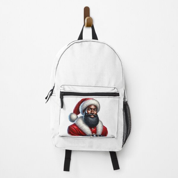 Item preview, Elegant Black Santa Claus | Joyful Holiday Portrait designed and sold by Lulunza.