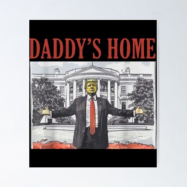 Item preview, Funny Trump Red  Daddys Home Trump 2024 T-Shirt designed and sold by WilmaMcMillan.