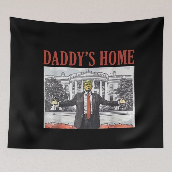 Item preview, Funny Trump Red  Daddys Home Trump 2024 T-Shirt designed and sold by WilmaMcMillan.