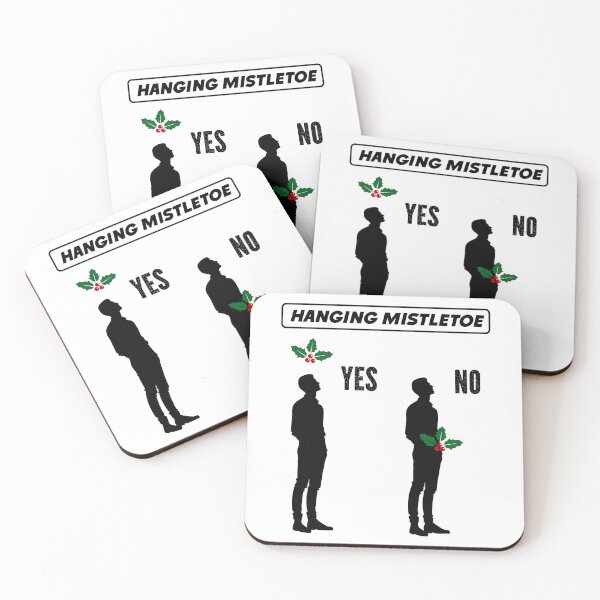 Item preview, Hanging Mistletoe Inappropriate Christmas Meme Rude Adult Couples Humor  designed and sold by hiacynto.