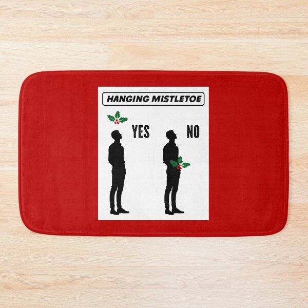 Item preview, Hanging Mistletoe Inappropriate Christmas Meme Rude Adult Couples Humor  designed and sold by hiacynto.