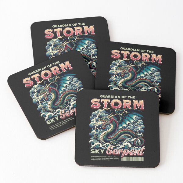 Item preview, Guardian of the Storm – Sky Serpent Dragon Design designed and sold by pixorygraphix.