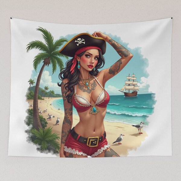 Item preview, Pirate on the beach designed and sold by Talpha.
