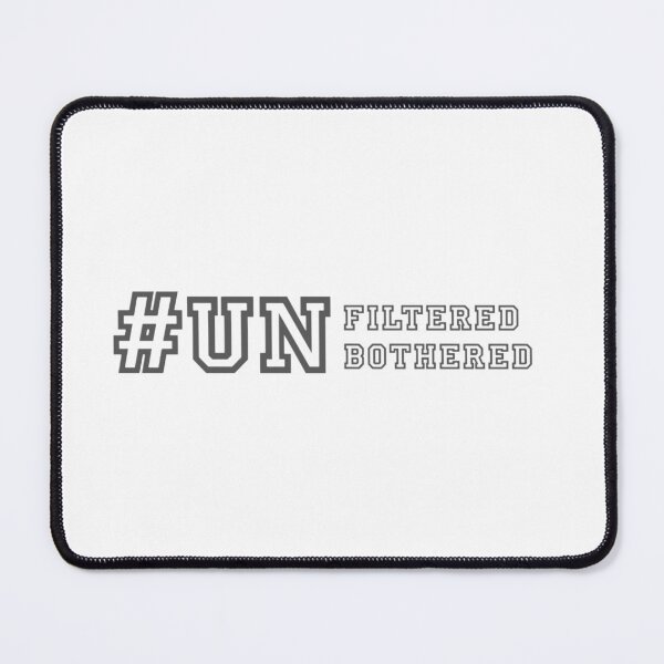 Item preview, Unfiltered and Unbothered Bold Aesthetic Graphic Design designed and sold by Gaurav Jamdar.