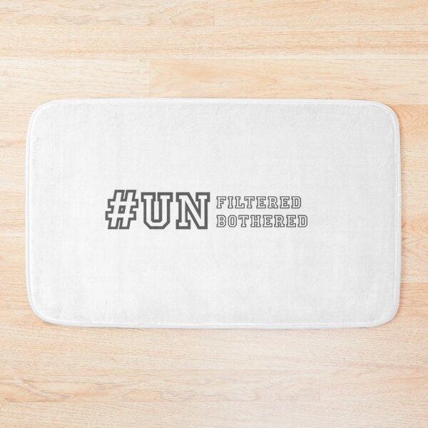 Item preview, Unfiltered and Unbothered Bold Aesthetic Graphic Design designed and sold by Gaurav Jamdar.