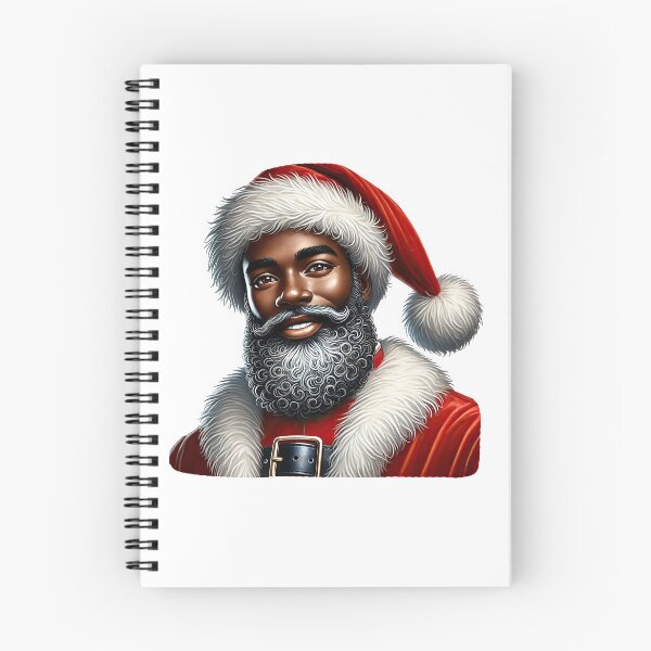 Item preview, Papá Noel afroamericano con estilo | Arte navideño designed and sold by Lulunza.