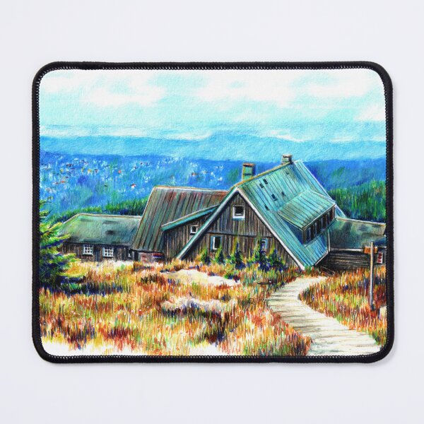 Item preview, Drawing of a mountain shelter designed and sold by Adam Wróbel.