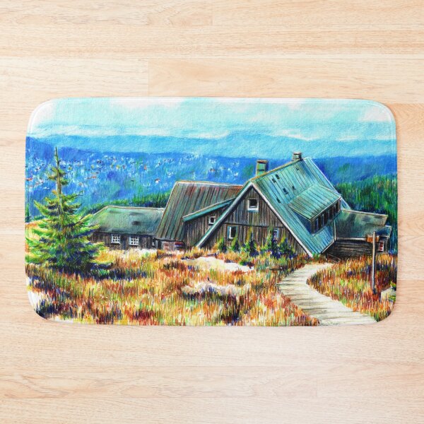 Item preview, Drawing of a mountain shelter designed and sold by Adam Wróbel.