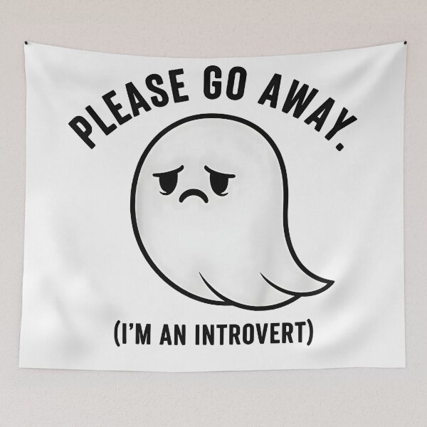 Item preview, The "Please Go Away" Introvert Mood designed and sold by Bal Drops.