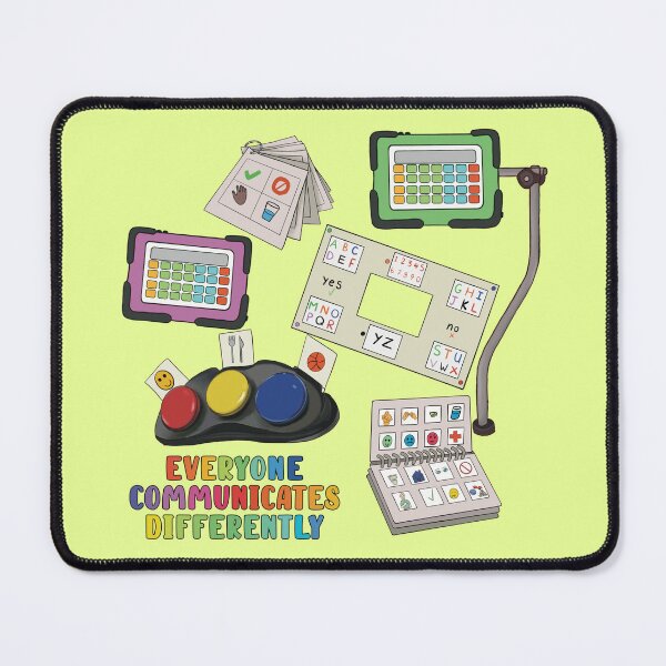 Item preview, AAC everyone communicates differently designed and sold by Reuniting Designs.
