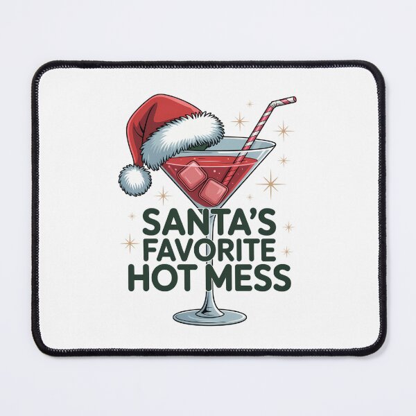 Item preview, Christmas Santa’s Favorite Hot Mess Holiday Cocktail Festive Xmas designed and sold by VENOM0RIOT.