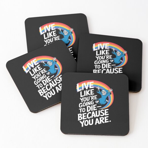 Item preview, Life is Hard - Live Like You're Going to Die designed and sold by RansomFlatley.