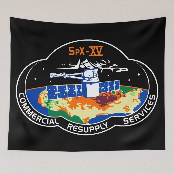 Item preview, NASA / SpaceX Commercial Resupply Services CRS-15 (SpX-15) Mission Patch designed and sold by bobbooo.