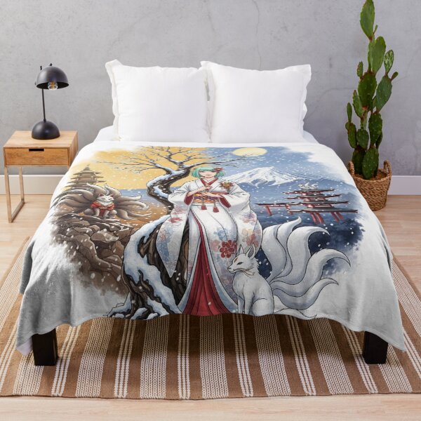 Item preview, Japanese woman with Kitsune logo designed and sold by Talpha.