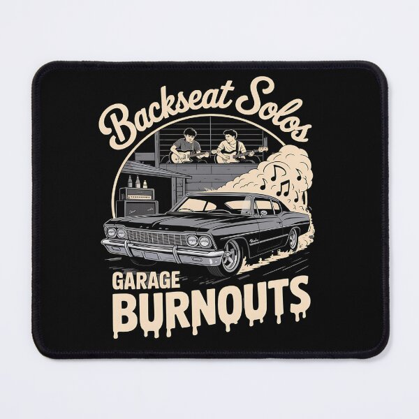 Item preview, 1960s music fashion - retro rock girl style - muscle car & music - women who rock - classic car and guitar - rock chick hot rod - beehive hair rock - Route 66 rocker - fuzz pedal and lipstick designed and sold by JansenGS.
