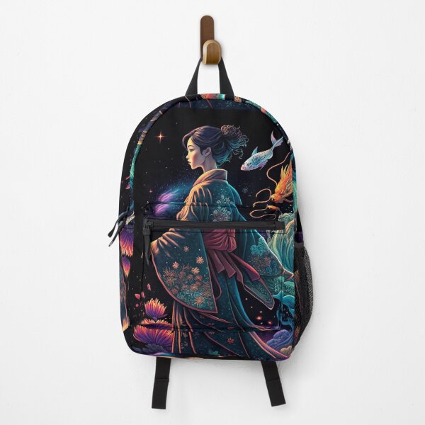 Item preview, Japanese woman with dragon and koi designed and sold by Talpha.