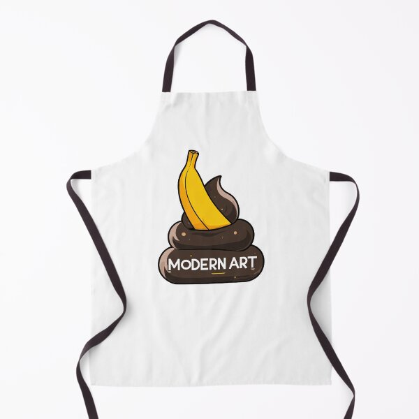Item preview, Stuck Banana in Poop — “Modern Art” Funny Cartoon Design designed and sold by SleekLineSketches.