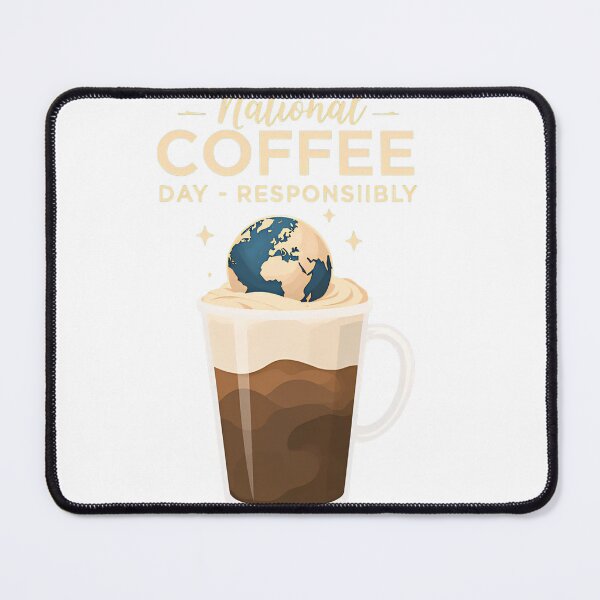 Item preview, Celebrate National Coffee Day with a stylish cup featuring a world earth design designed and sold by SpaceartLilu.