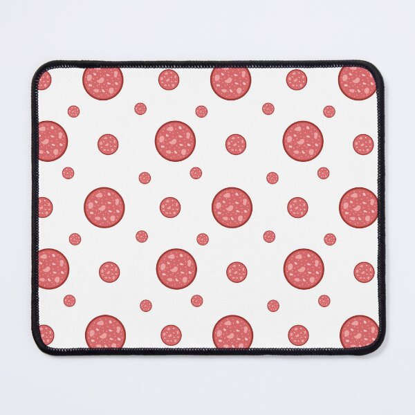 Item preview, Seamless salami slices repeat pattern designed and sold by rymarenko.