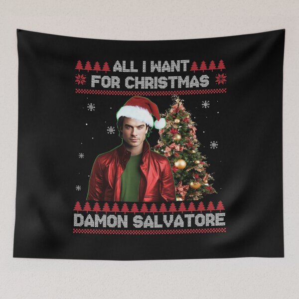 Item preview, All I Want For Christmas Is Damon Salvatore designed and sold by gfwhdteaganwu.