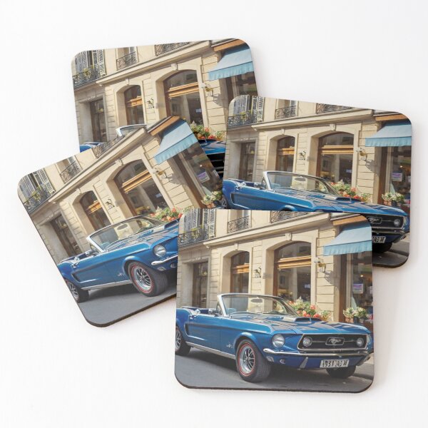 Item preview, Blue Spirit, 1965 Ford Mustang Cruising Through the Coastal Town designed and sold by BlareBlare.