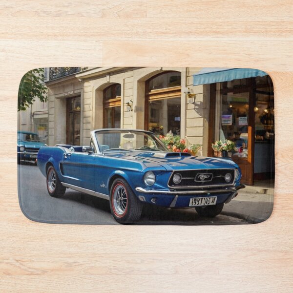 Item preview, Blue Spirit, 1965 Ford Mustang Cruising Through the Coastal Town designed and sold by BlareBlare.