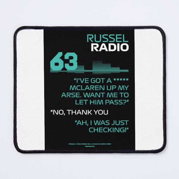 Item preview, Want me to let him pass? - George Russell F1 Team Radio designed and sold by Heybratan.