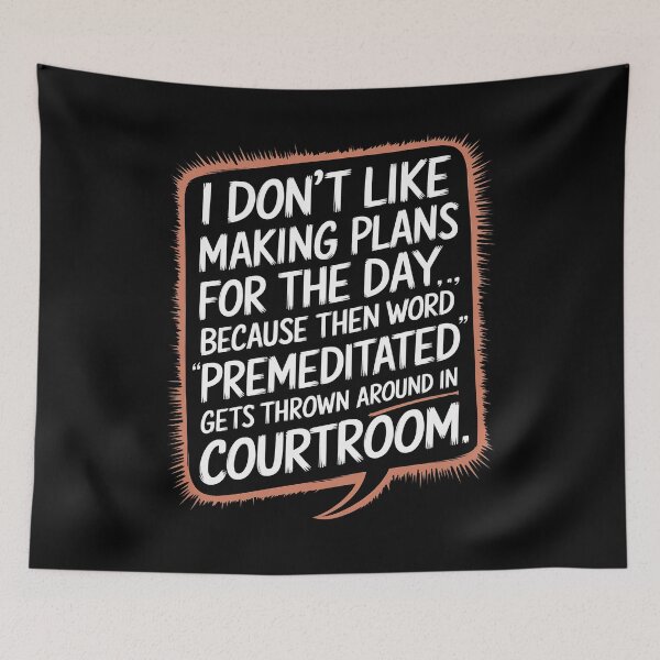 Item preview, I Don't Like Making Plans designed and sold by RayArmstrong.