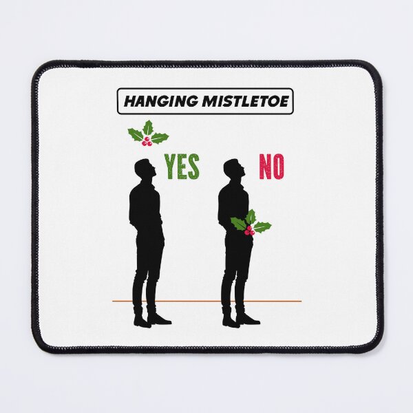 Item preview, Hanging Misteltoe Inappropriate Xmas Funny Couples designed and sold by hiacynto.