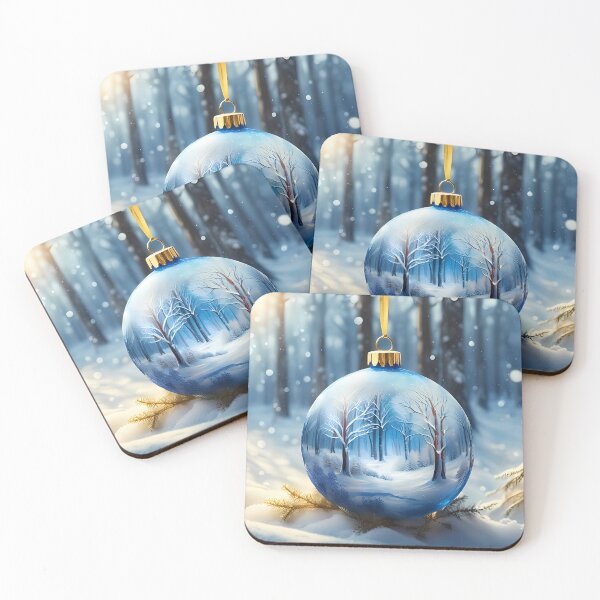Item preview, Beautiful Christmas Bauble in Forest designed and sold by CalmnessbyChoice.