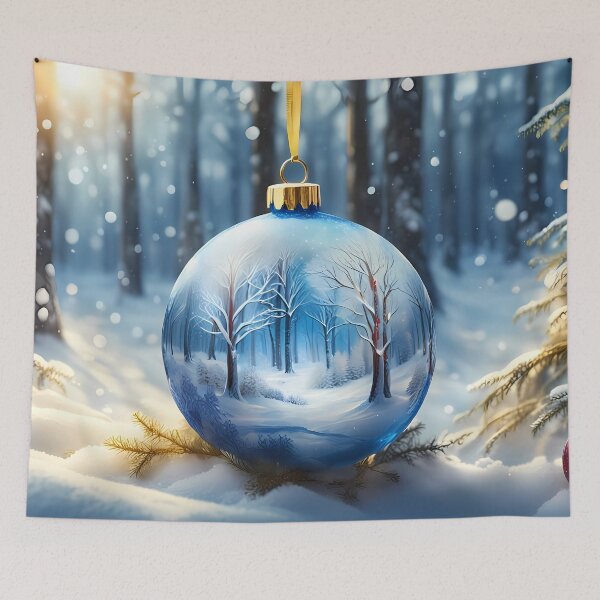 Item preview, Beautiful Christmas Bauble in Forest designed and sold by CalmnessbyChoice.