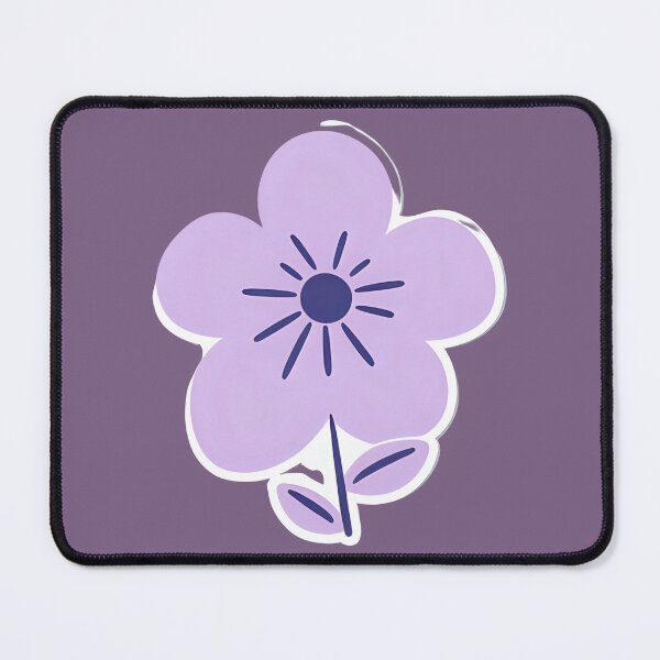 Item preview, Cute Pastel Purple Aesthetic Flower Sticker Design designed and sold by MiloOfficial.
