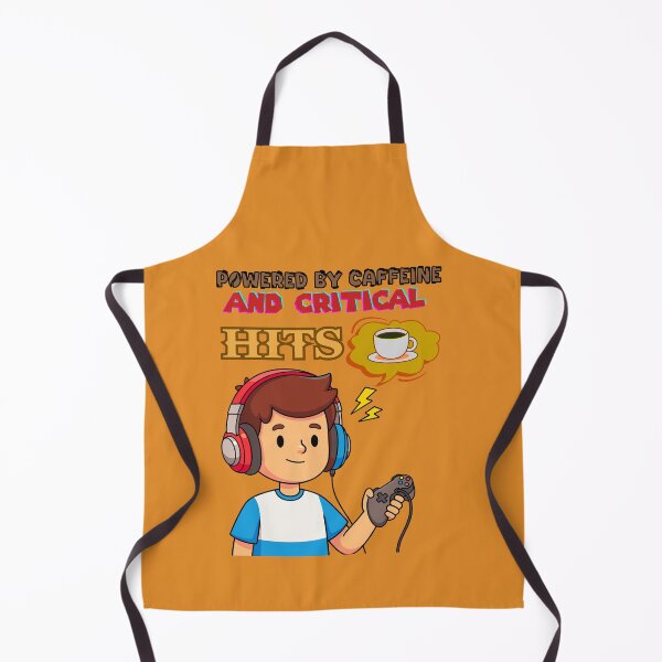Item preview, Powered By Caffeine and Critical Hits designed and sold by RonPaulHappyGamer.