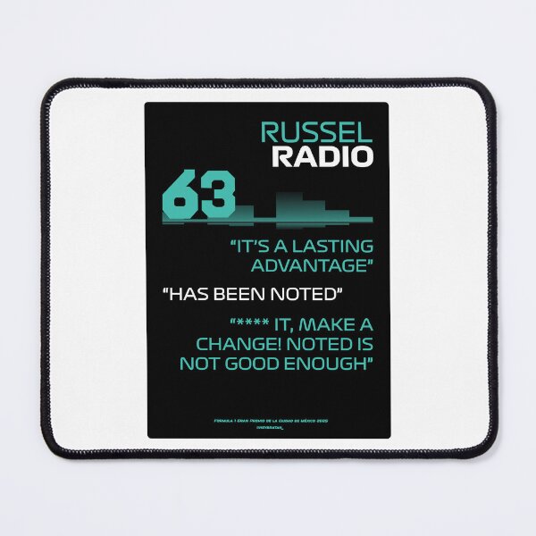 Item preview, It's a lasting advantage - George Russell F1 Team Radio designed and sold by Heybratan.