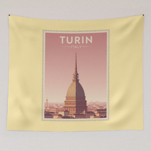 Item preview, Turin Vintage Travel Art - Mole Antonelliana - Italy designed and sold by Wanderprintt.