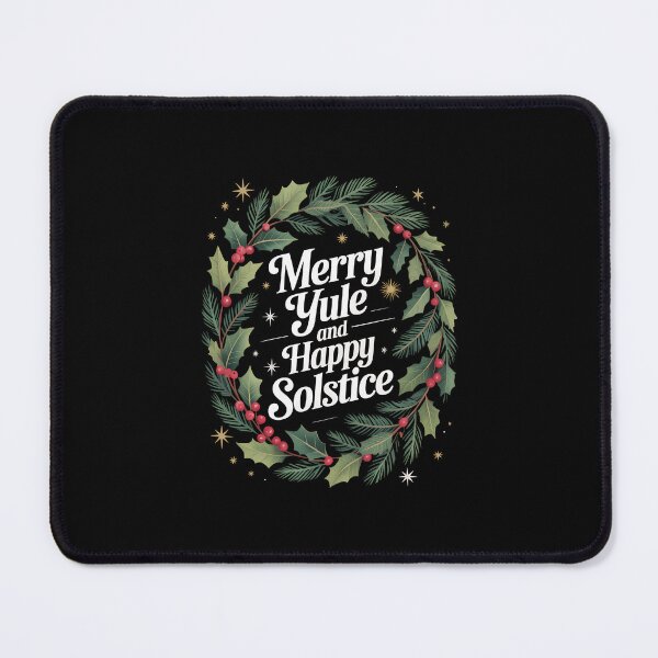 Item preview, Merry Yule and Happy Solstice Festive Pagan Winter Holiday designed and sold by VENOM0RIOT.