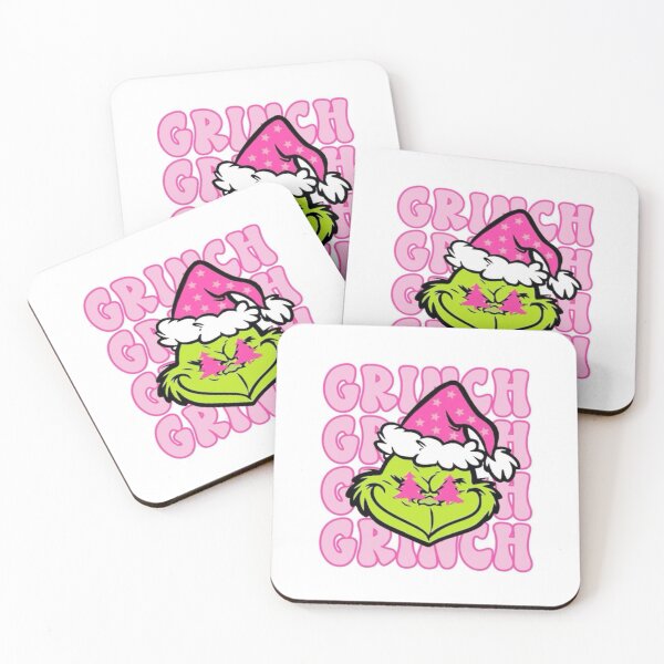 Aperçu de l'œuvre Grinch – Design rose rétro mignon pour Noël créée et vendue par Kasey Wolfe.